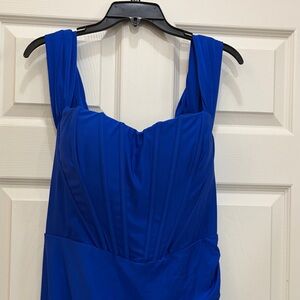Elegant Blue Prom Dress
